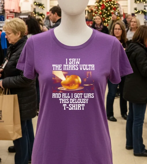 I Saw The Mars Volta And All I Got Was This Delousy T T Shirts T S   Purple T Shirt