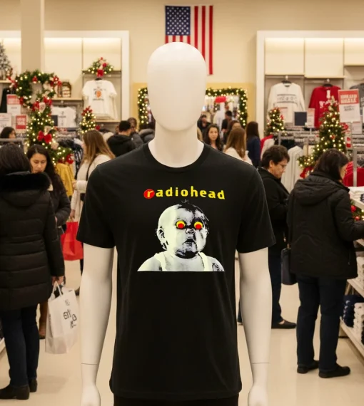 Radiohead Pablo Honey Tour T S   Black T Shirt