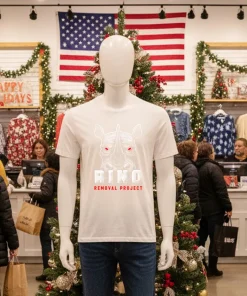 Rino Removal Project Logo T S   White T Shirt