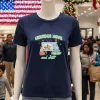 Cozy Up This Holiday Season With Our Christmas Movie And Chill Shirt Navy T Shirt