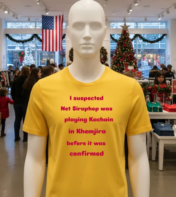 I Suspected Net Siraphop Was Playing Kachain In Khemjira Before It Was Confirmed T S   Yellow T Shirt